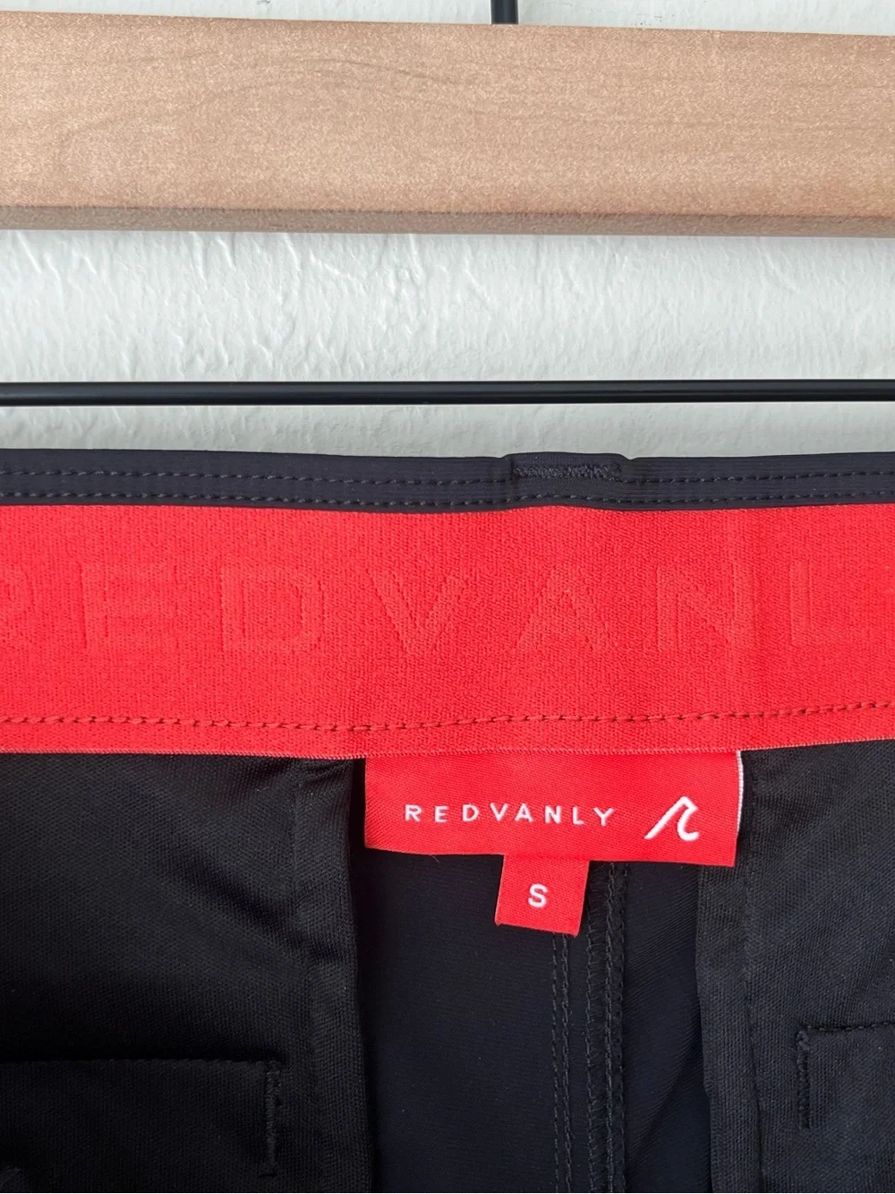 Redvanly Kent Pull On golf Pants NEW small Mens Black Performance Golf Stretch
